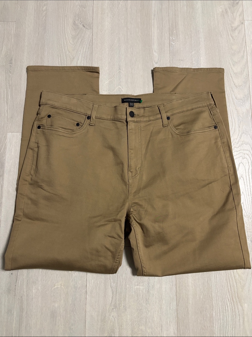 🔥BUNDLESALE Mens 40/32 Banana Republic Straight-Leg Jean Khaki Pants